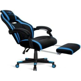 SILLA SPIRIT OF GAMER WILDCAT BLUE - MARCO MADERA - PISTON CLASE 3 - APOYABRAZOS ARTICULADOS - REPOSAPIES - 5 RUEDAS 360º - HASTA 120KG