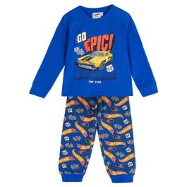 Cerdá Pijama largo Hot Wheels para niño de 5 años - Single Jersey - Color azul Precio: 17.59824. SKU: B15DH2X847