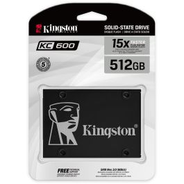 Kingston Disco Duro Interno SSD KC600 512GB SATA Rev 3.0, hasta 550MB/s