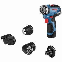 Bosch Professional 06019H300B Taladro-destornillador Inalámbrico GSR 12V-35 FC + GFA 12-H + GFA 12-B L-BOXX