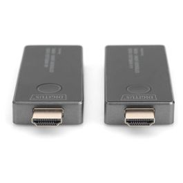 DIGITUS Extensor de Video Inalámbrico 4K HDMI a HDMI 30m, Transmisor y Receptor de Señales AV Inalámbrico, Resolucion 4K/30Hz