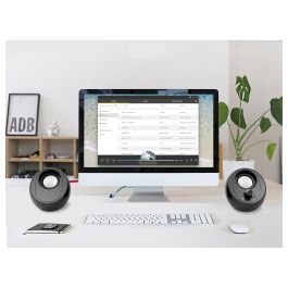 CONCEPTRONIC ALTAVOCES 2.0 BJORN01B 10W COLOR NEGRO JACK 3.5" Y BLUETOOTH ALIMENTACION USB