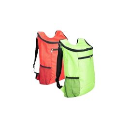 Neveras 9,6 litros colección mochila summer tejido: 600d polysteraislante: 5mm pe foam; interior acabado aluminio medidas: 28x43x8cm roja-verde