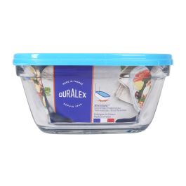 Duralex Fiambrera Rectangular 1.7L Tapa Azul Freshbox (6 Unidades)
