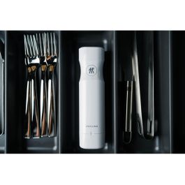 Zwilling Bomba de Vacío Fresh&Save para Alimentos, Plástico Blanco, Almacenamiento Vertical, Batería Recargable
