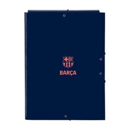 Carpeta folio 3 solapas f.c.barcelona 2ª equipacion 26x33,5x2,5cm