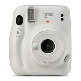 Cámara Digital Instantánea Fujifilm Instax Mini 11/ Tamaño Foto 62 x 46mm/ Blanco Hielo