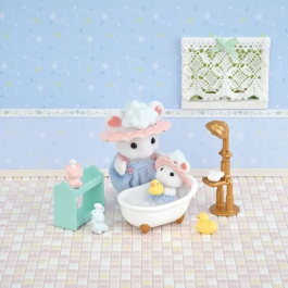 Sylvanian Families Baño de malvaviscos de los hermanos ratones SYL5054131058053