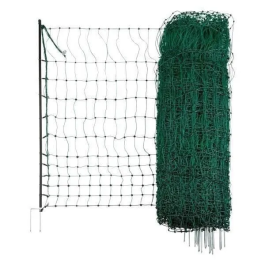 Kerbl Red para pollos 25 m - 106 cm - no eléctrica - Doble Punta - Verde