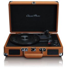 Lenco TT-10 Tocadiscos de Tracción por Correa Automático Negro/Marrón/Acero Inoxidable - 33/45/78 RPM