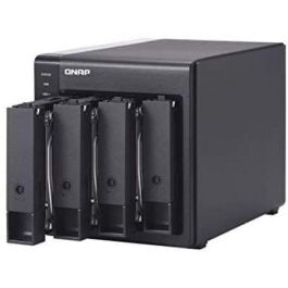 QNAP TR-004 Servidor de Almacenamiento (NAS) con 4 Bahías - Gabinete de Expansión USB 3.0 RAID