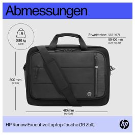 HP Maletín Renew Executive para Portátil de 16" Negro