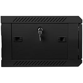 Lanberg WF01-6404-10B Armario Rack Montaje en Pared 4U 600x450x290 mm, Vidrio Templado, Carga Máx. 60kg, IP20, Autoensamblaje Lanberg WF01-6404-10B Armario Rack Montaje en Pared 4U 600x450x290 mm, Vidrio Templado, Carga Máx. 60kg, IP20, Autoensamblaje