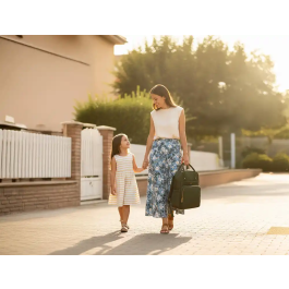 Antartik Mochila Nova Square 4 compartimentos Verde Oliva 410x180x320 mm