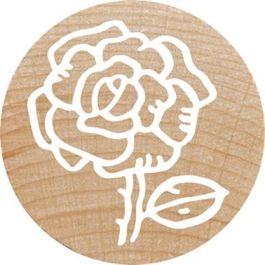 COLOP 165226. Sello de Madera Redondo de Caucho. Set 'Mix' de 12 Piezas, Diámetro 3 cm