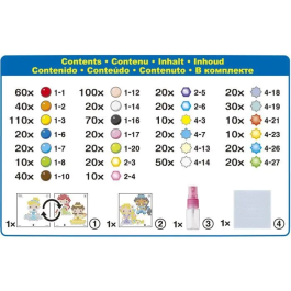 Aquabeads Set Cuentas Princesas Disney 31606 para Crear a Arielle, Rapunzel, Bella, Cenicienta y Jasmine