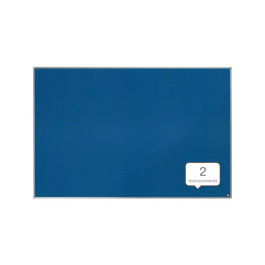 Nobo Tablero de anuncios essence de fieltro azul 1800x1200 mm