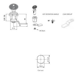 Lanview by Logon LOCK & DIFFERENT KEY FOR FREE WALL TYPE CABINET Lanview by Logon LOCK & DIFFERENT KEY FOR FREE WALL TYPE CABINET