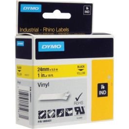 Dymo ID1-24 Cinta de Etiquetas Adhesiva Industrial Rhino, Negro sobre Amarillo, 24mm x 5.5m Vinilo Precio: 25.4999998. SKU: B1KNHSJNZ8