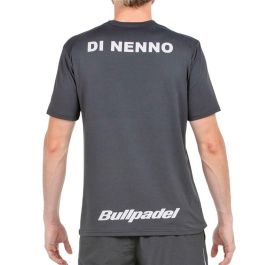 Camiseta de Manga Corta Hombre Bullpadel Dinneno 25V Gris claro Pádel 44 2/3