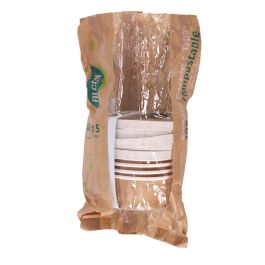 Set de 5 Envases Kraft con Tapa de Cartón 500ml - Algon (12 Unidades) Set de 5 Envases Kraft con Tapa de Cartón 500ml - Algon (12 Unidades)