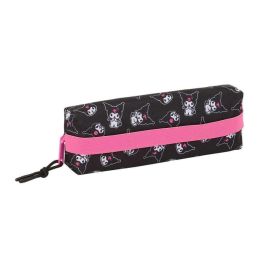 Safta Bolso Estuche Portatodo Escolar Kuromi Rectangular Goma Elástica 22 cm con 1 Cremallera 40x70x220 mm Safta Bolso Estuche Portatodo Escolar Kuromi Rectangular Goma Elástica 22 cm con 1 Cremallera 40x70x220 mm