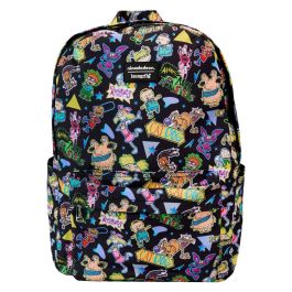 Loungefly Mochila Nickelodeon de Nylon 43cm - Tirantes Ajustables y Bolsillos Laterales