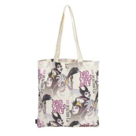 Cerdá Bolsa Shopping Disney Villanas Negra para Niños 3.6x4.0x cm