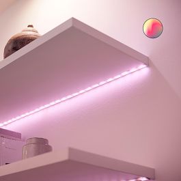 Philips Tira de LED 2m 1.600lm StarterKit Wiz, Control por Voz y App, RGB, 16 Millones de Colores, WiFi y Bluetooth