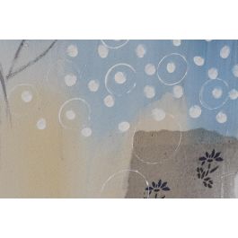 DKD Home Decor Cuadro Moderno Abstracto para Decoración de Hogar Lienzo y Pino Azul 100x80x4 cm (Pack de 2 Unidades)