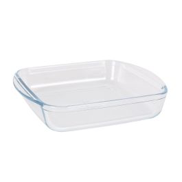 Quttin Fuente de Vidrio Cuadrada 25x22 cm 1.6L (6 Unidades)