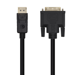 Cable Conversor Aisens A125-0463/ DisplayPort Macho - DVI Macho/ Hasta 5W/ 2300Mbps/ 3m/ Negro Precio: 11.68999997. SKU: B1DV8D7MLE