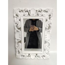 DKD Home Decor Espejo Tradicional Blanco MDF 55.5 x 39 x 1.5 cm Precio: 55.50000049. SKU: S3029537