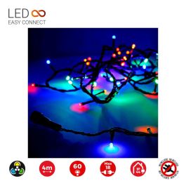 Edm Guirnalda easy-connect 4m 60 leds multicolor IP44 interior-exterior
