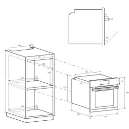 Horno Candy FIDCP X625 L 2400 W 70 L