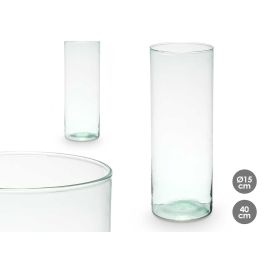 Jarron Vidrio Reciclado Cilindro 15X40Cm Giftdecor (6 Unidades) Precio: 31.50000018. SKU: B1HVFQMFF8