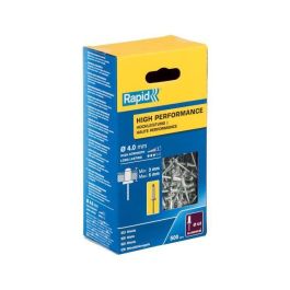 Rapid Caja 500 Remaches Ø4x8mm 5001432 - Aluminio de Alto Rendimiento para Aplicaciones Expuestas