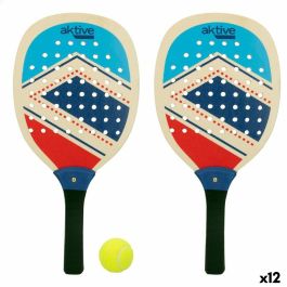 Palas de Playa con Pelota Aktive Azul Rojo (12 Unidades) Precio: 84.50000031. SKU: B1JB9MZYCE