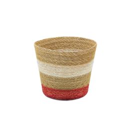 Inde Cesta Cónica de Seagrass para Almacenamiento, 30 cm