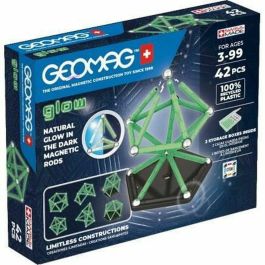Geomag Set de Construcción Magnético EcoFriendly 42 Piezas Brilla en la Oscuridad - Barras y Esferas 100% Reciclado Precio: 44.5000006. SKU: B1AX83A4TC