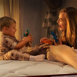 Cecotec Colchón viscoelástico Flow PureVital 1900 150x190 cm firmeza media 21 cm altura