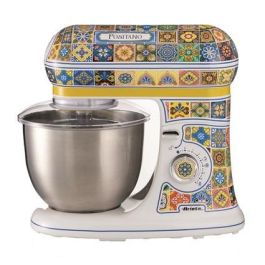 Ariete 1588 POSITANO Robot de Cocina con Bol de Acero Inoxidable para Mezclar y Amasar