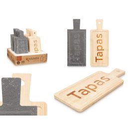Kinvara Tabla Rectangular de Bambú y Pizarra para Tapas, Bandeja Decorativa de Presentación 23 x 9 x 1 cm (48 Unidades) Precio: 73.94999942. SKU: S3602383