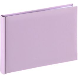 Hama Fine Art Buchalbum 24x17 36 weie Seiten flieder 2749