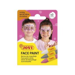 Jovi Maquillaje Facial 3 Barras Fantasy: Rosa, Plata y Blanco para Disfraces, Carnaval o Halloween - Seguro para Niños Precio: 1.5900005. SKU: B1JQEMBFJB