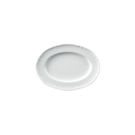 LANGENTHAL BARROCO Fuente Oval de Vajilla 29x22 cm, Colección Grabada, Apta para Alimentos (Set de 6)