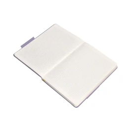 Antartik Cuaderno A4 Tapa Dura Hojas Cuadriculadas Morado y Amarillo 100 Hojas 80gr FSC