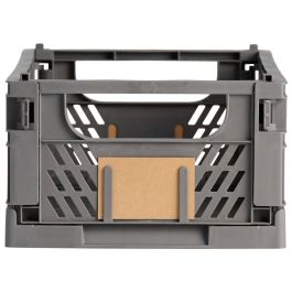 Day Caja Plegable 33x24,5 cm Dark Grey 10 L Almacenaje Apilable Resistente 20 kg