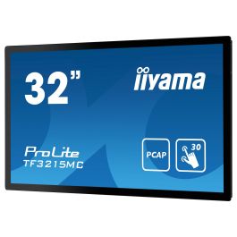 Iiyama ProLite TF3215MC-B2 - Monitor táctil de 80 cm (31.5") Full HD 1920x1080, panel VA, multi-touch (30 toques), HDMI, DisplayPort, USB, 8 ms, montaje VESA, Negro