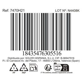 La Mediterranea Fuente Oval Nebula 30 x 13.7 cm